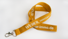 Polyester Schlüsselband mit gedrucktem Logo